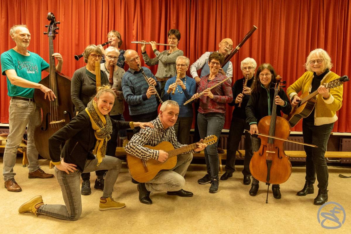 kleine gemengde speelgroep